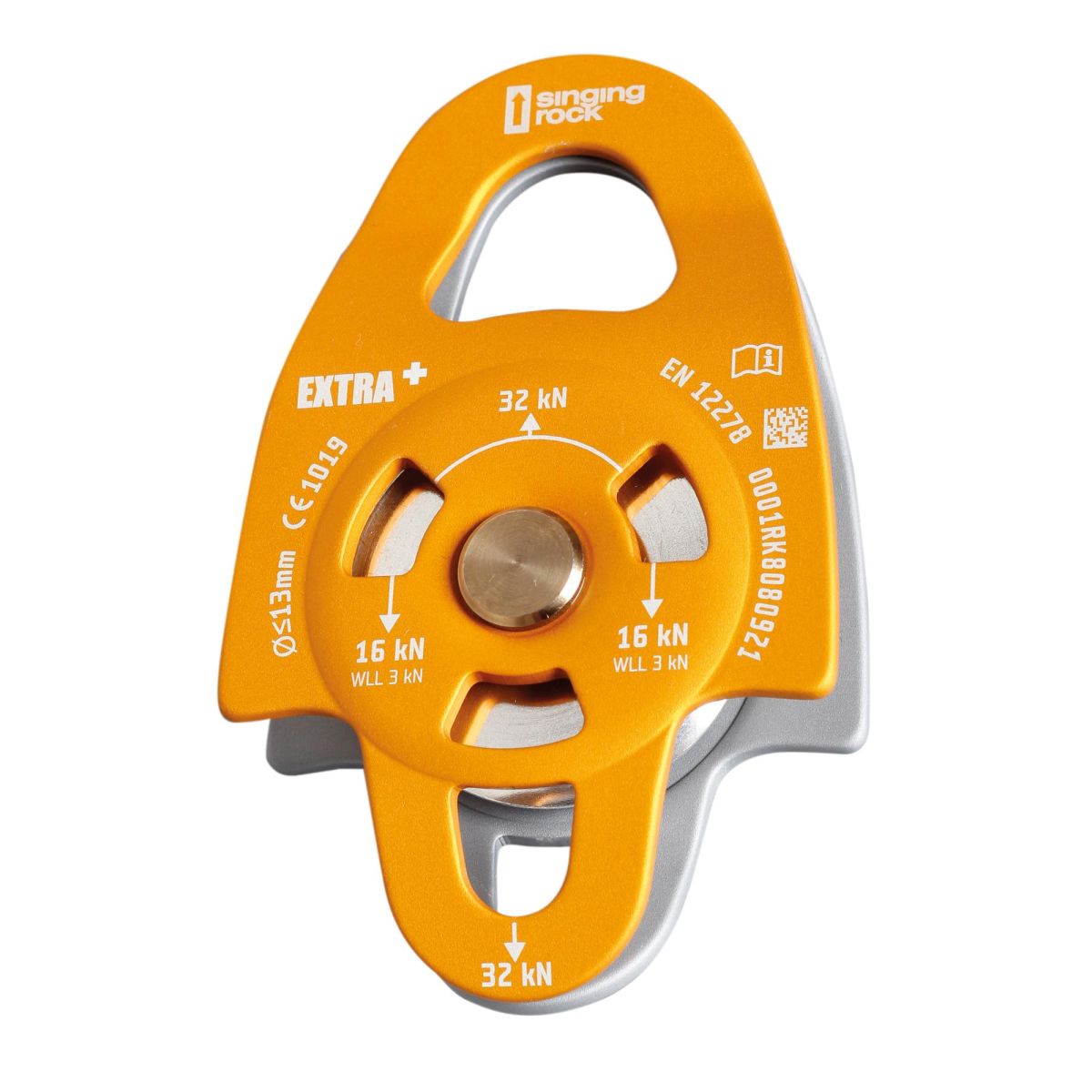 Singing Rock Pulley Extra Plus - Polea Con Punto De Anclaje Inferior