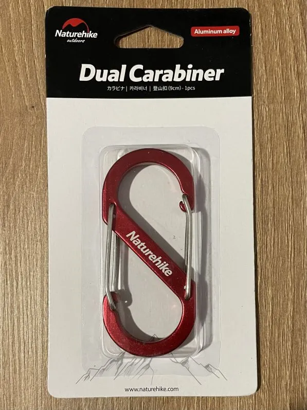 Naturehike S Type - Mosquetón Doble Llavero Grande